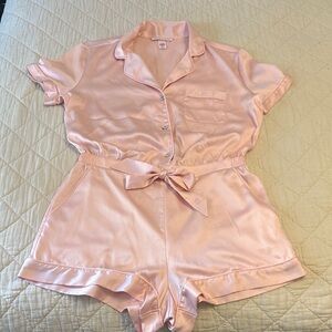 Victoria’s secret Women's Pink Satin Sleepwear Set